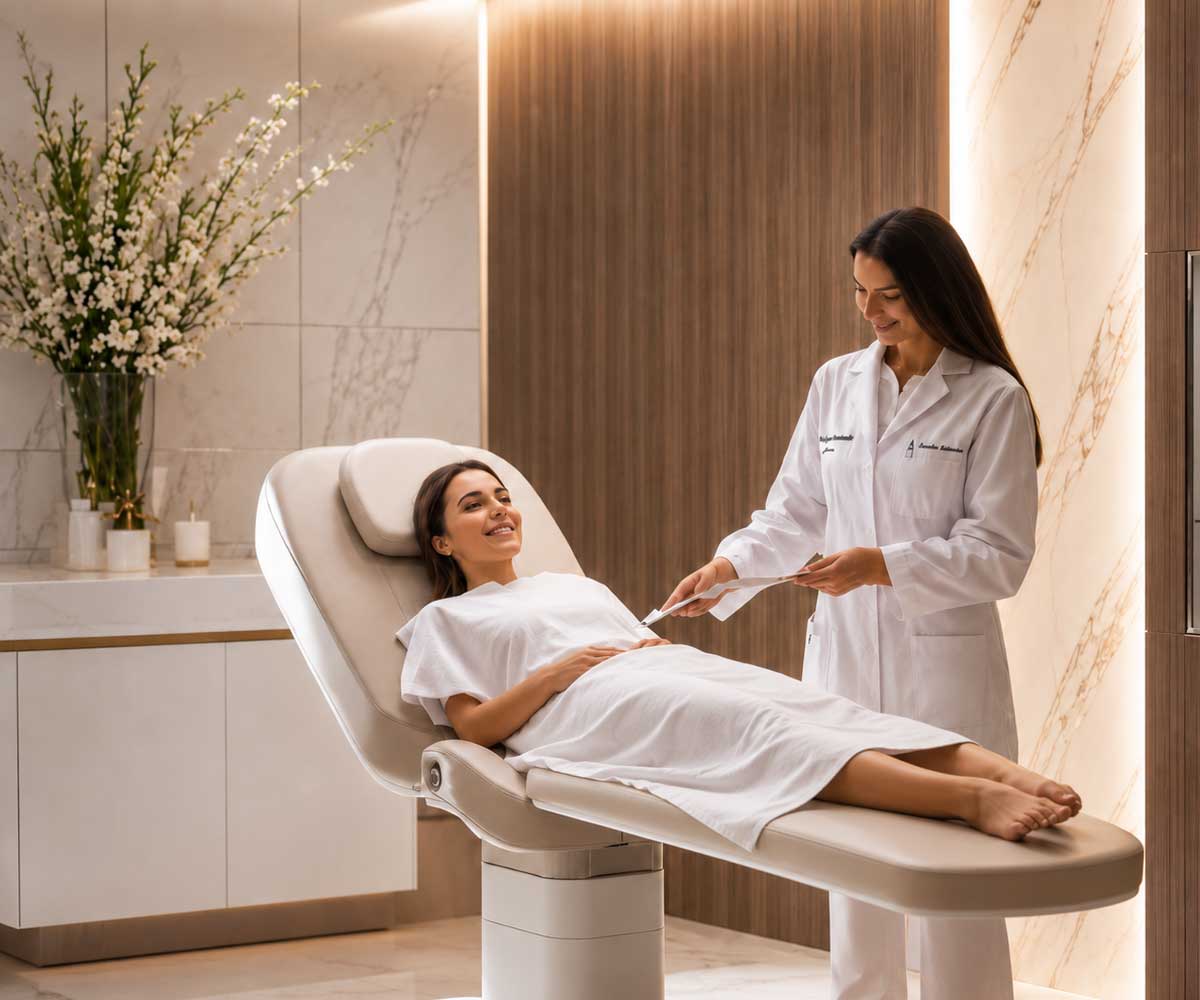 Botox treatment areas consultation